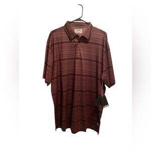 Linksoul Aztec golf polo. Size XL. New‎ with tags